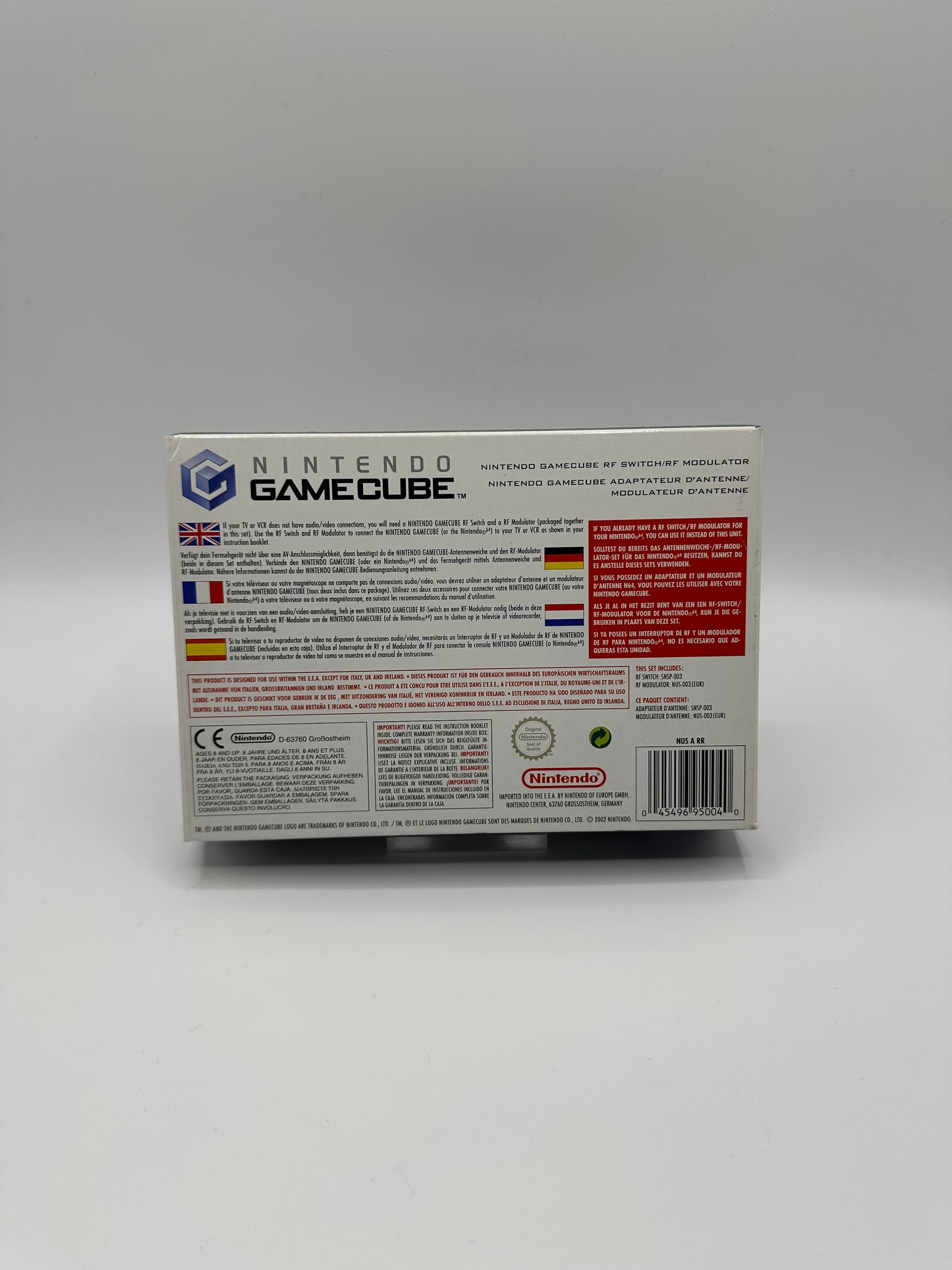 RF Switch/RF Modulator Gamecube OVP