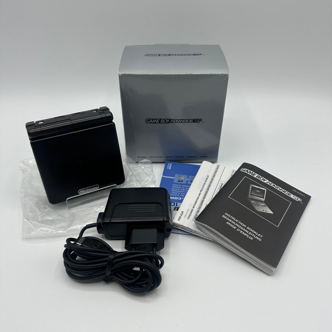 Gameboy Advance SP Schwarz - OVP