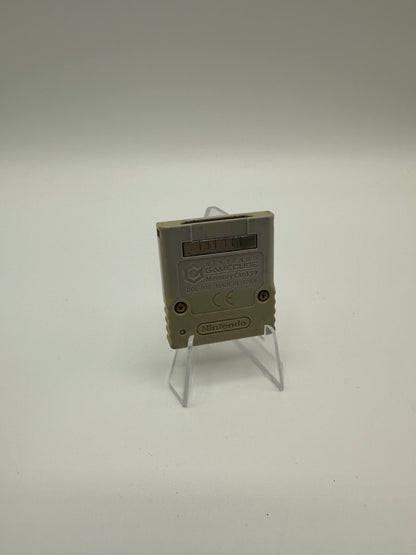 Nintendo Memory Card Gamecube Grau / Gamecube Speicherkarte