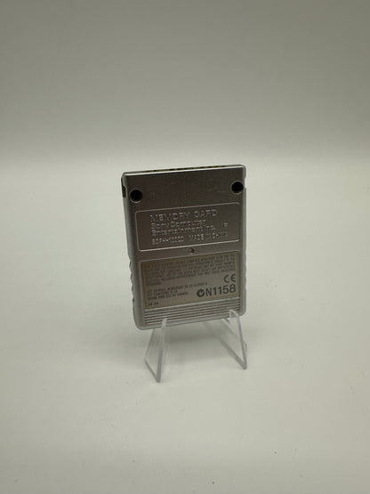 Sony Playstation 2 Memory Card Speicherkarte Silber 8MB