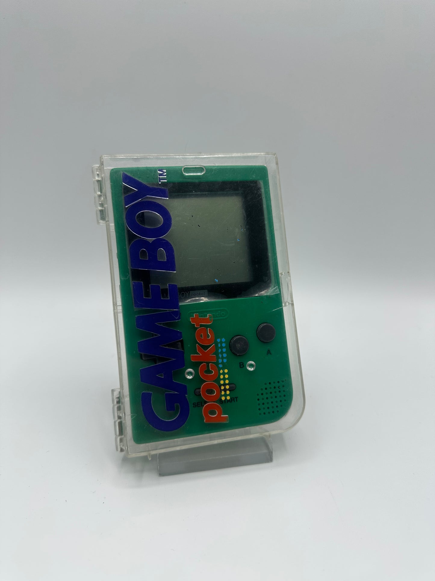 Gameboy Pocket - Grün mit Hülle