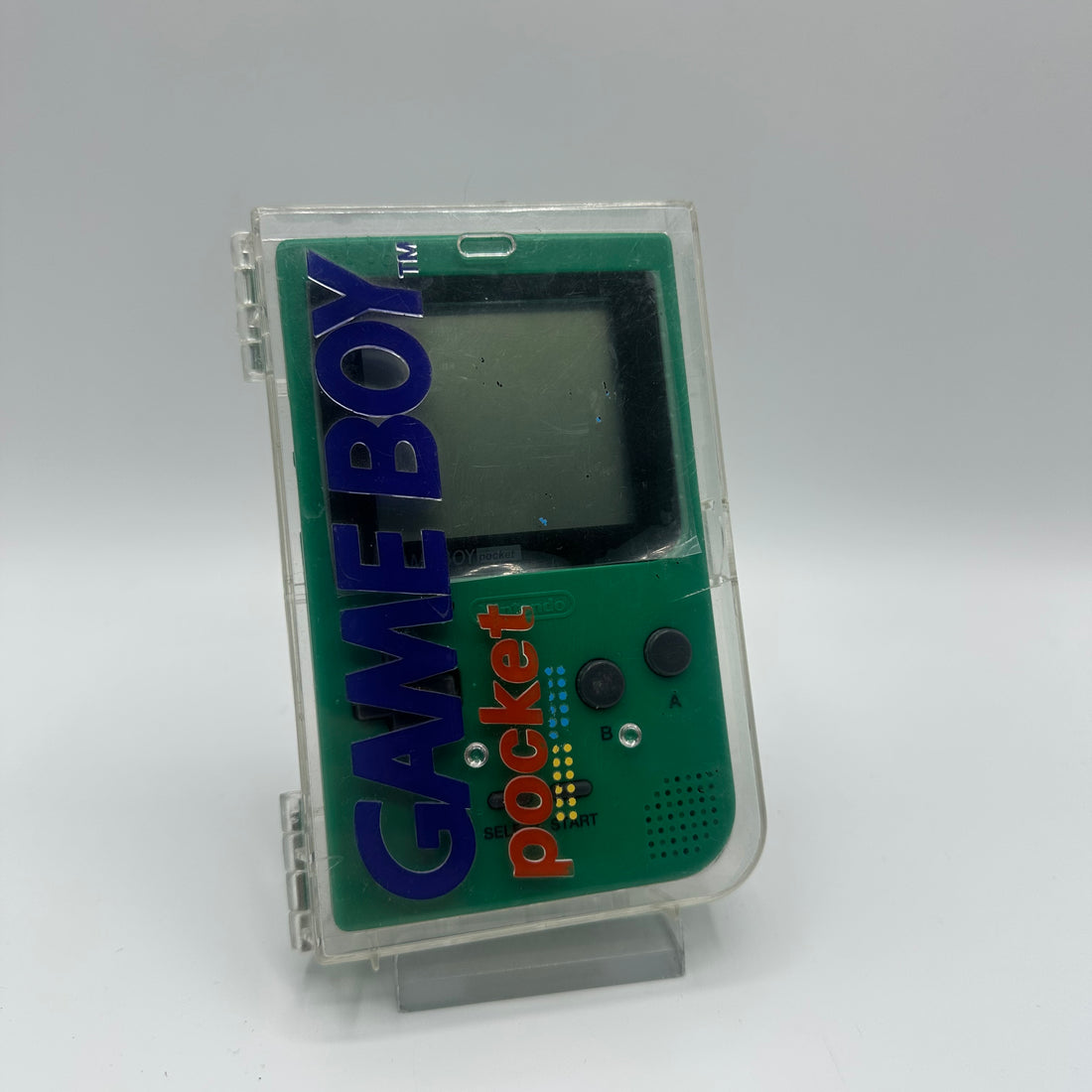 Gameboy Pocket - Grün mit Hülle