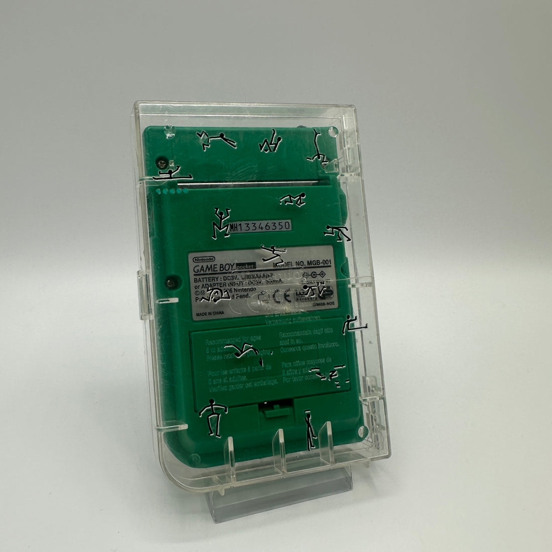 Gameboy Pocket - Grün mit Hülle