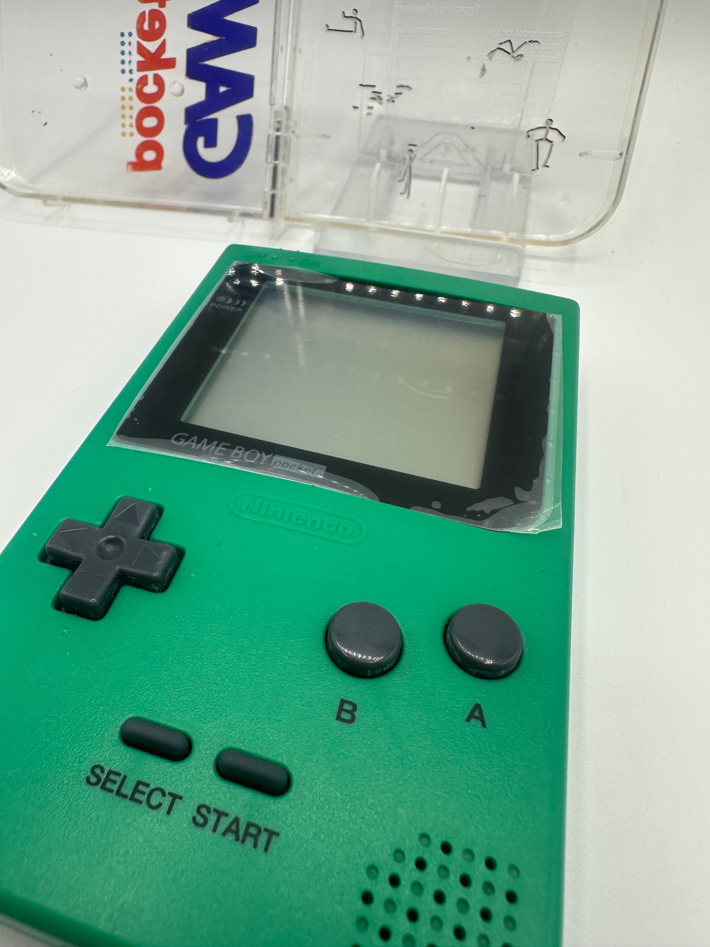 Gameboy Pocket - Grün mit Hülle