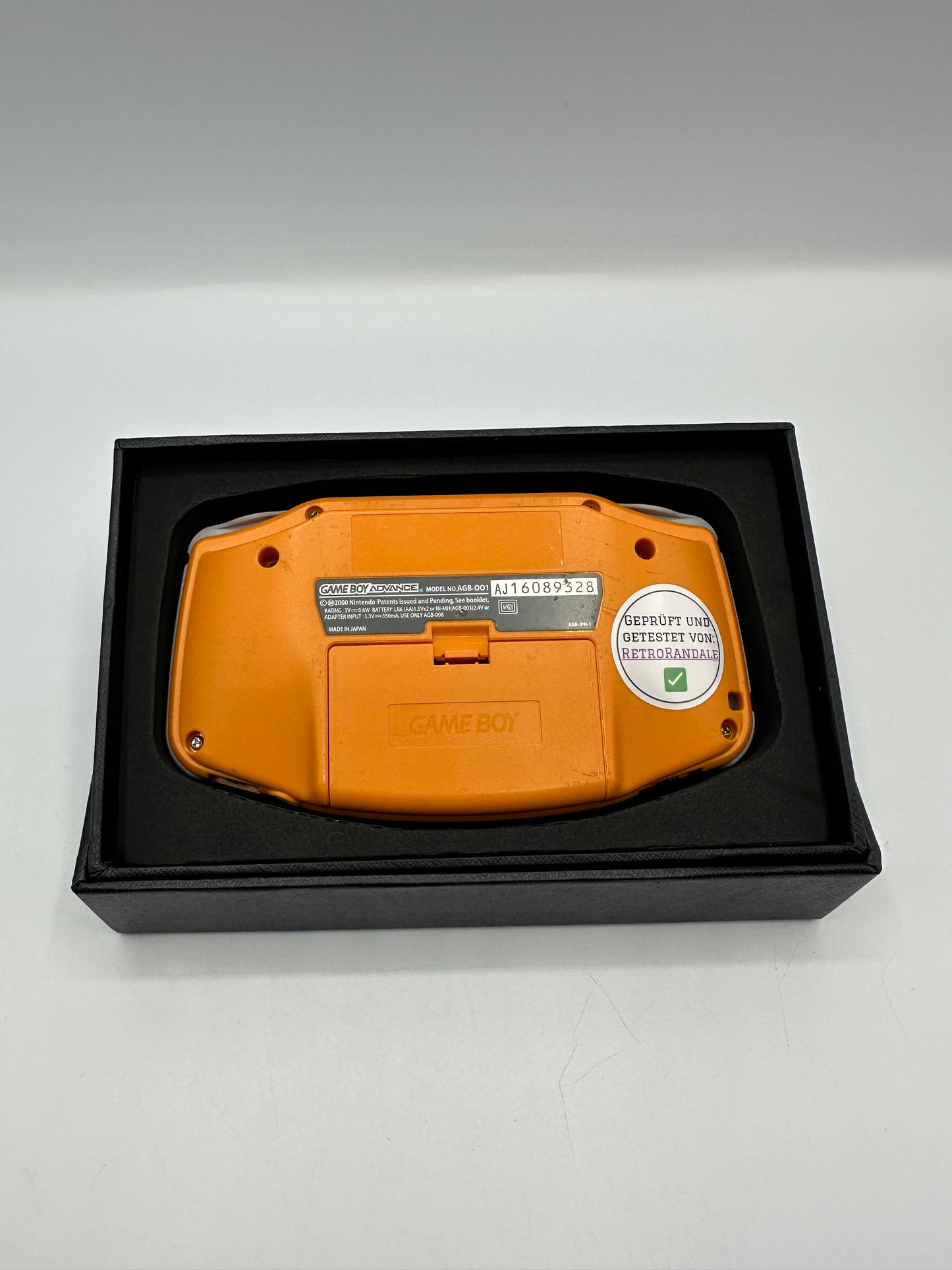 Refurbished Gameboy Advance Spice Orange mit Verpackung