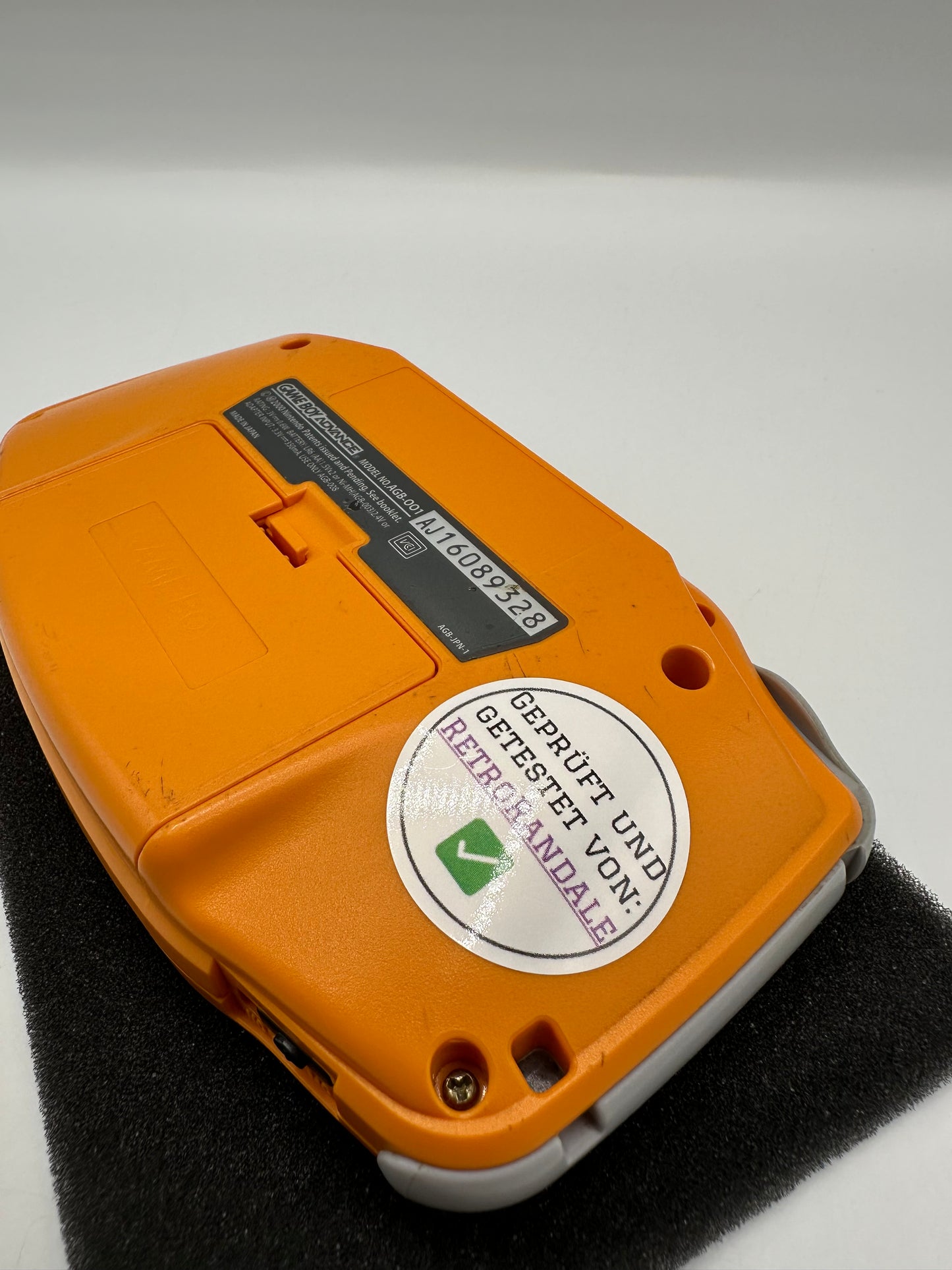 Refurbished Gameboy Advance Spice Orange mit Verpackung
