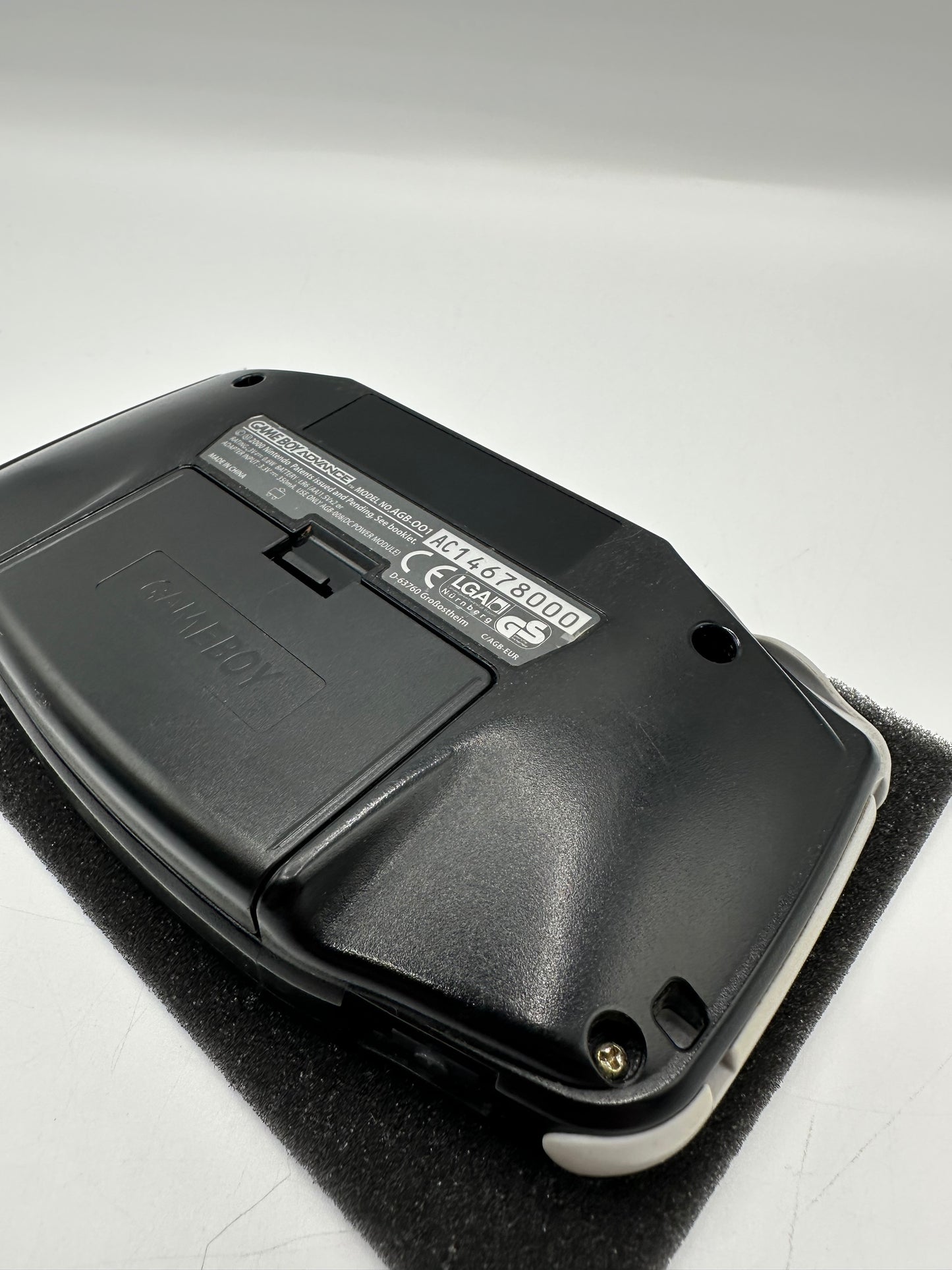 Refurbished Gameboy Advance Schwarz mit Verpackung