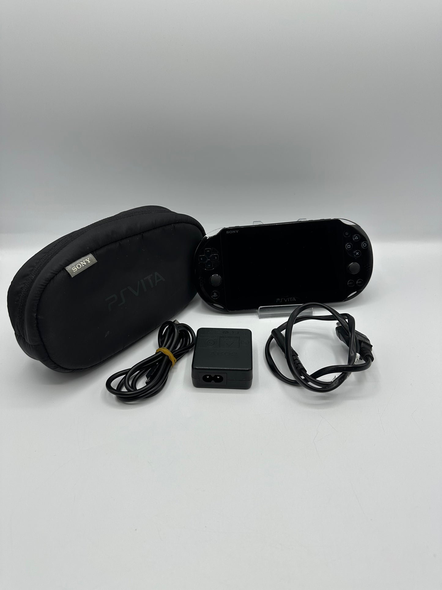 Sony PS Vita Konsole Refurbished - Schwarz Handheld-Gaming mit Tasche