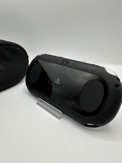 Sony PS Vita Konsole Refurbished - Schwarz Handheld-Gaming mit Tasche