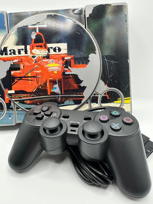 Playstation 1 Formel 1 Design mit Controller