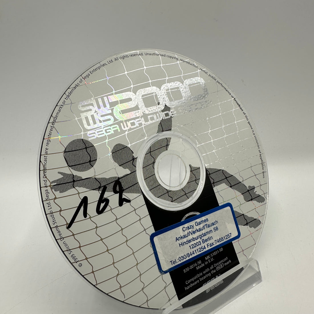 Sega Worldwide Soccer - Disc Only