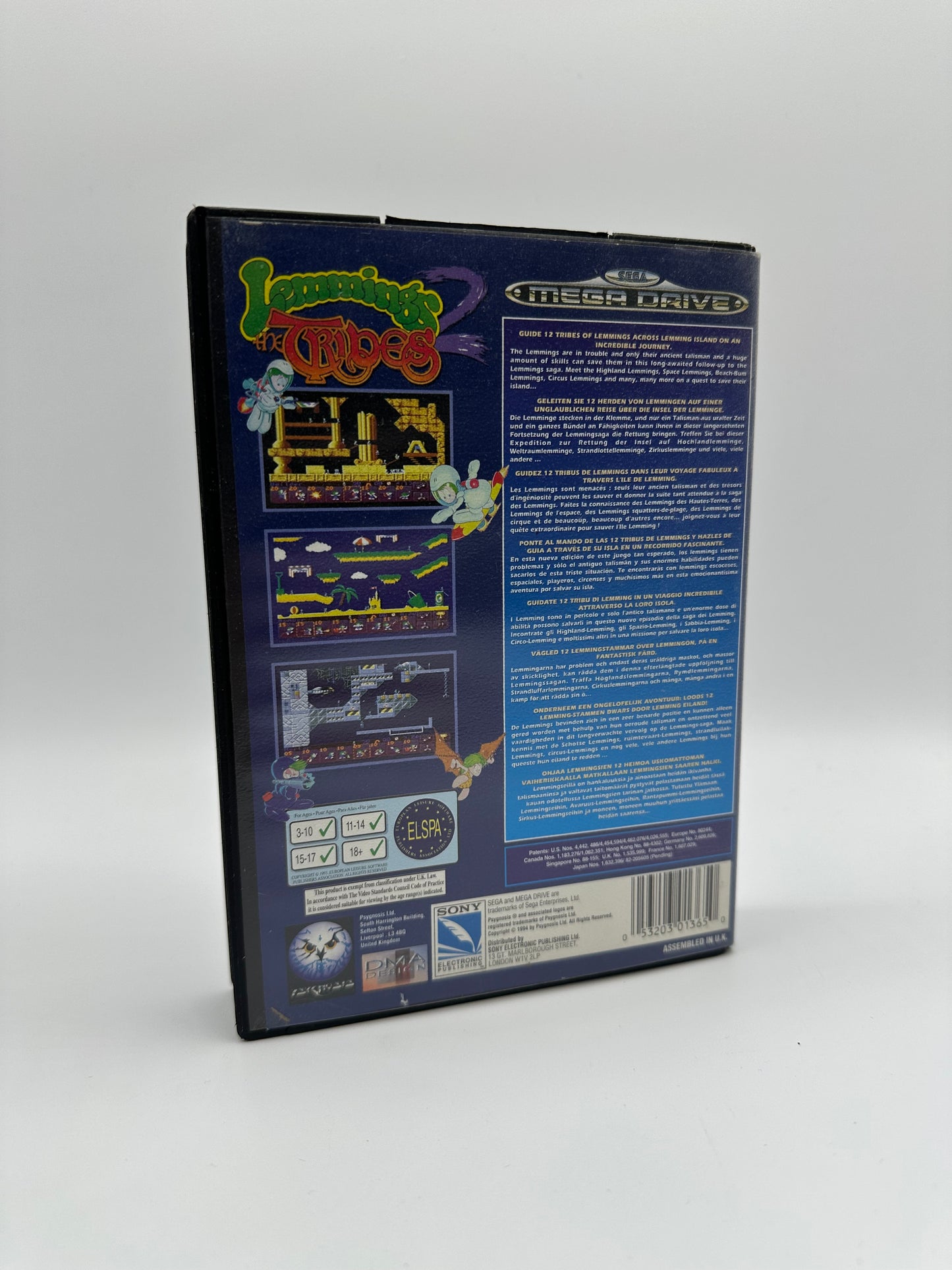 Mega Drive Lemmings Tribes 2