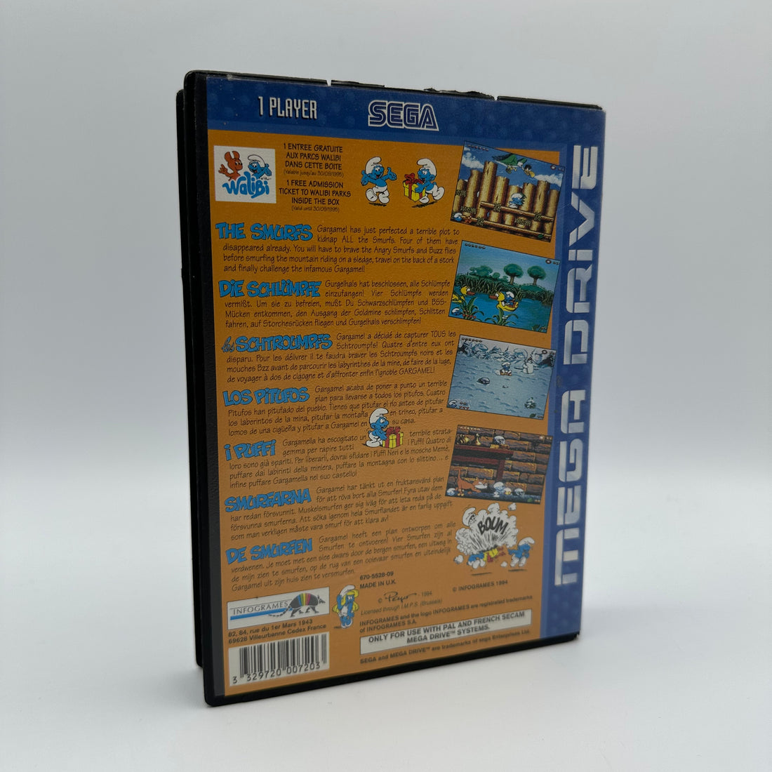 Mega Drive les Schtroumpfs ( Die Schlümpfe)