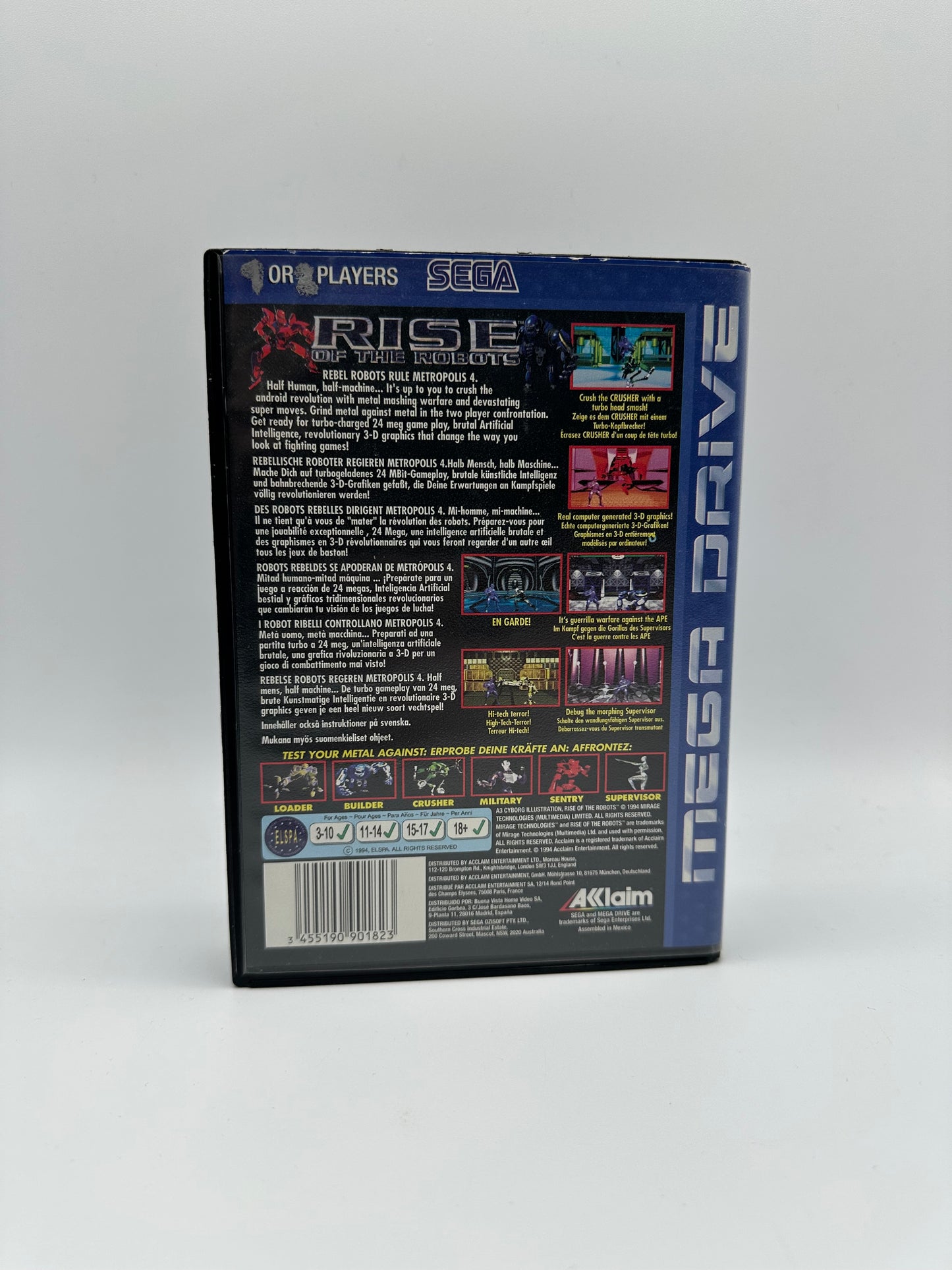 Mega Drive Rise of the Robots