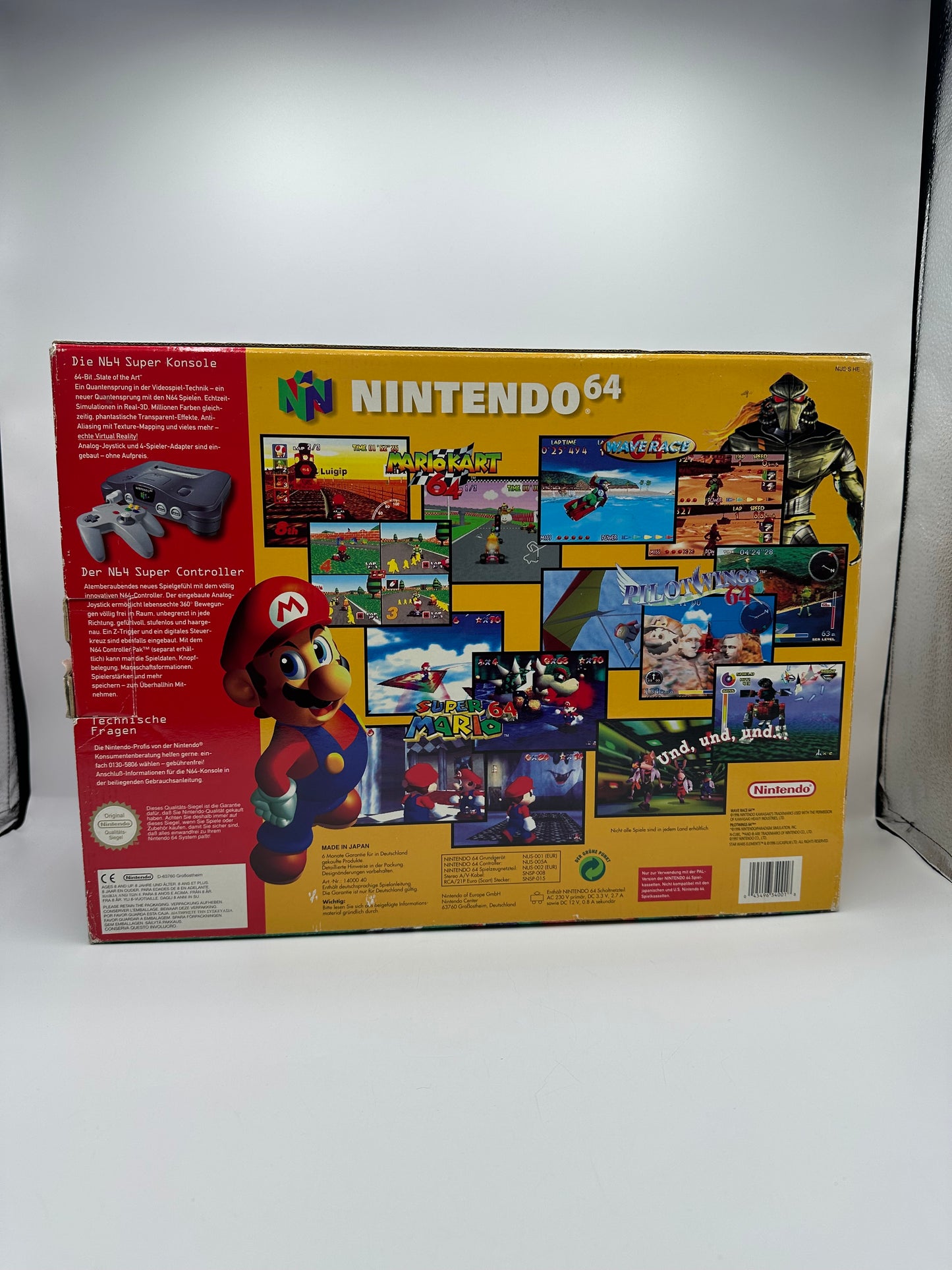 N64 Konsole OVP - Nintendo 64 Konsole OVP
