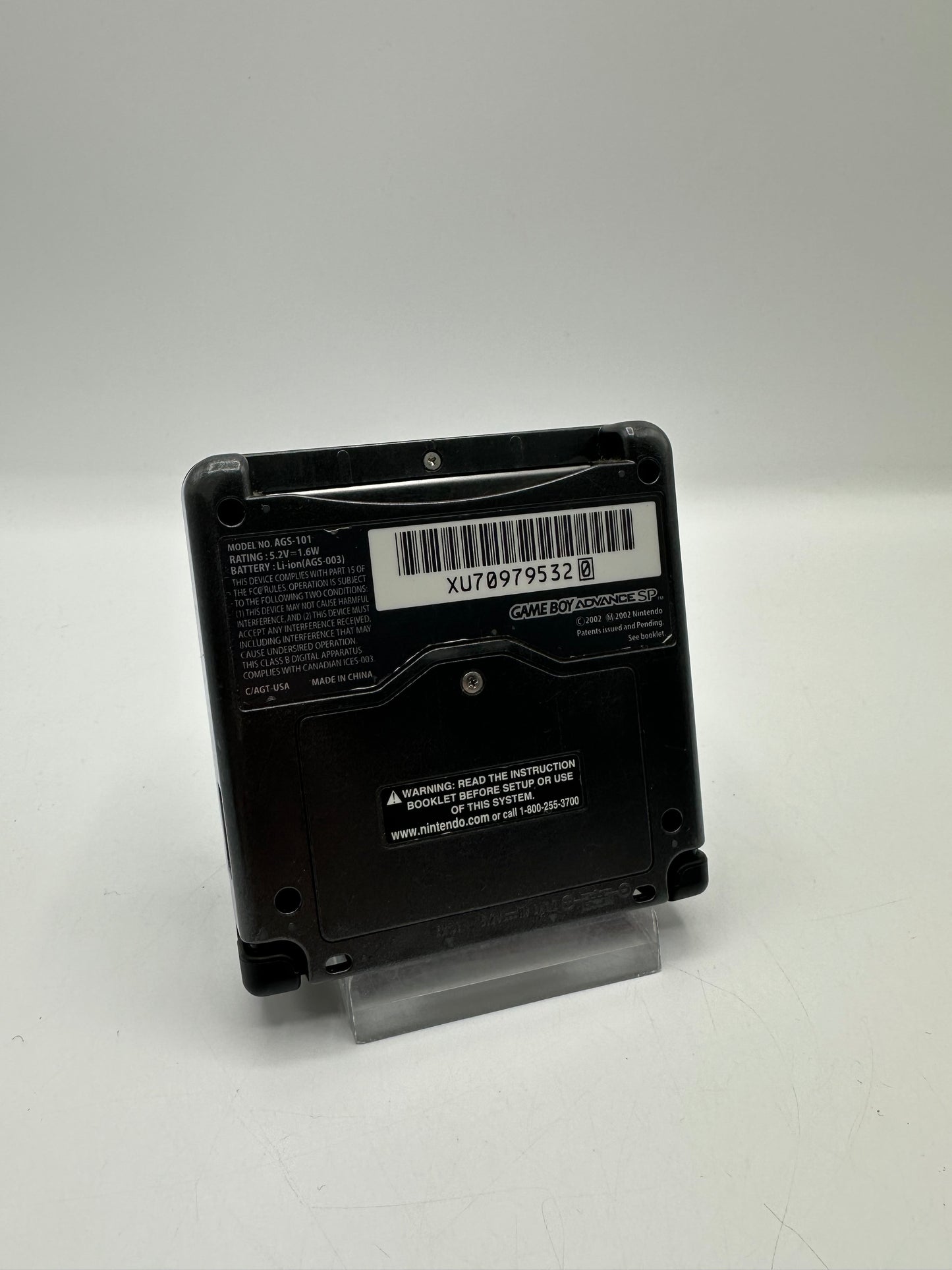 Gameboy Advance SP Schwarz AGS-101