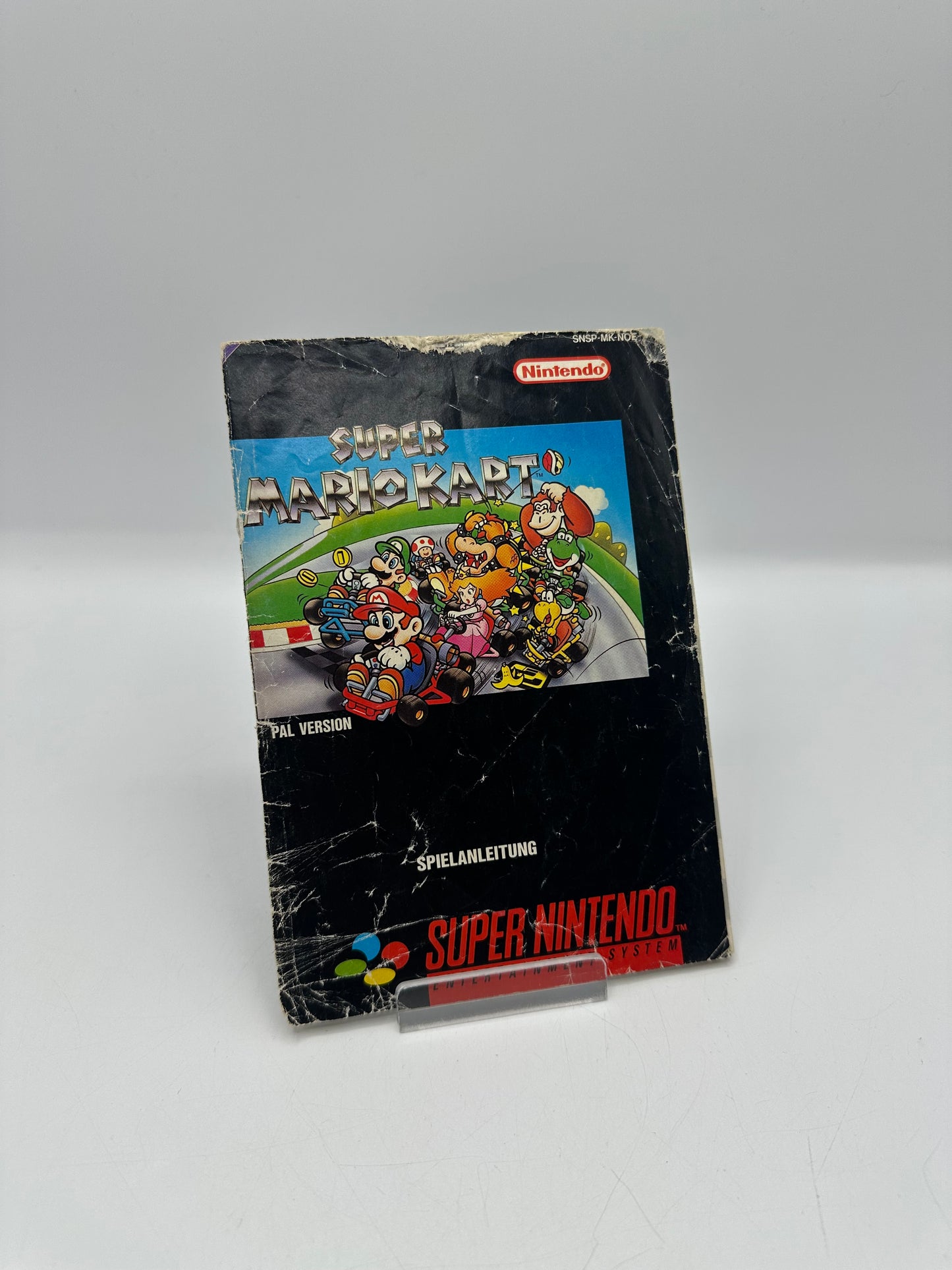 Super Mario Kart SNES - Anleitung - Gebrauchsspuren