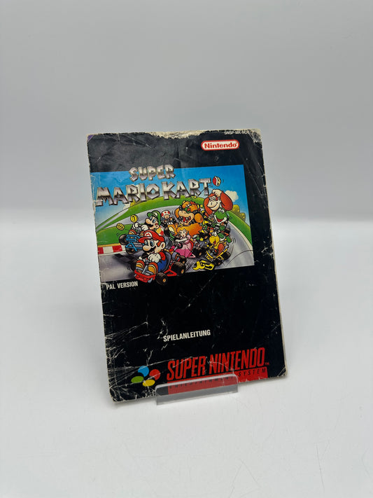 Super Mario Kart SNES - Anleitung - Gebrauchsspuren