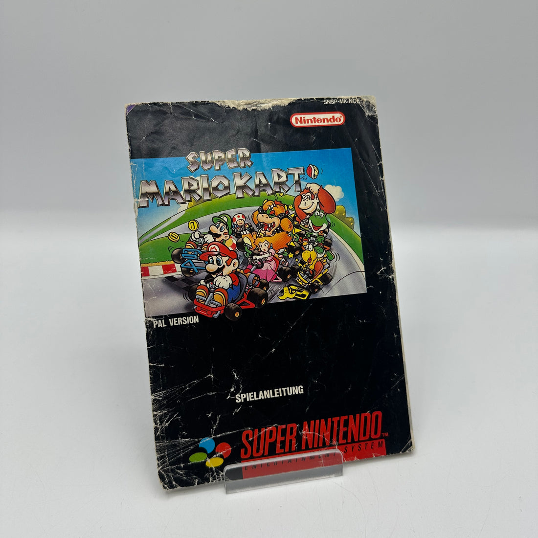 Super Mario Kart SNES - Anleitung - Gebrauchsspuren