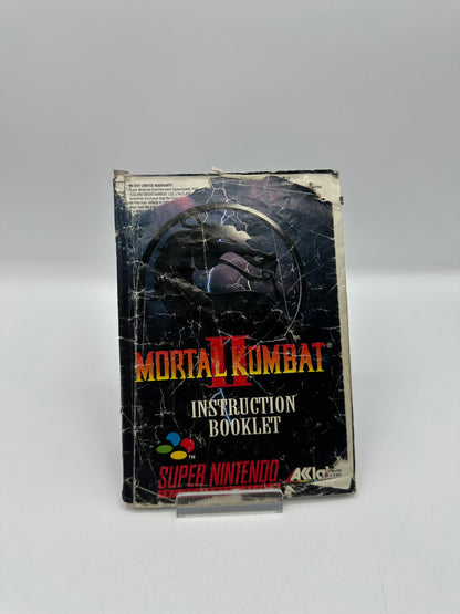 Mortal Kombat 2 SNES - Anleitung - Gebrauchsspuren