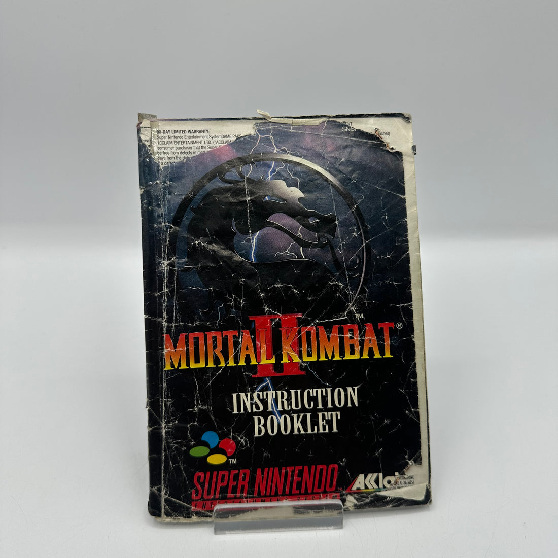 Mortal Kombat 2 SNES - Anleitung - Gebrauchsspuren