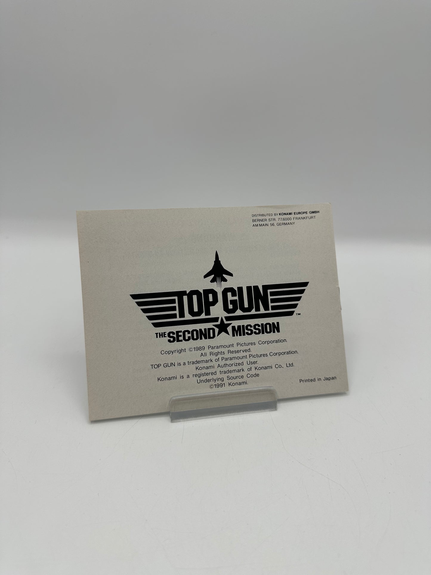 Top Gun the Second Mission - Anleitung