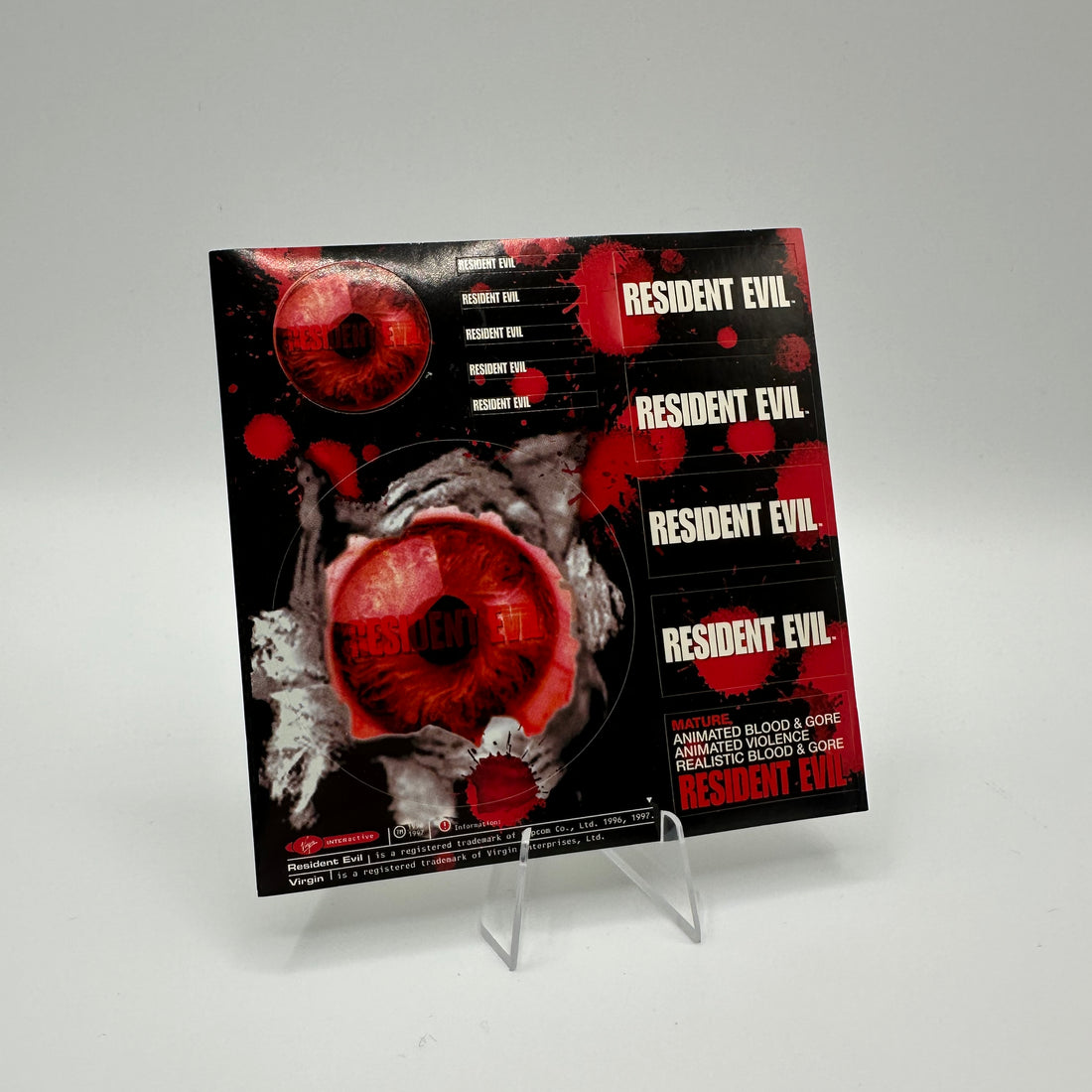 PS1 Resident Evil Directors Cut Sticker/Aufkleber