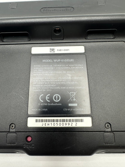 Nintendo Wii U Konsole Tablet - Schwarz