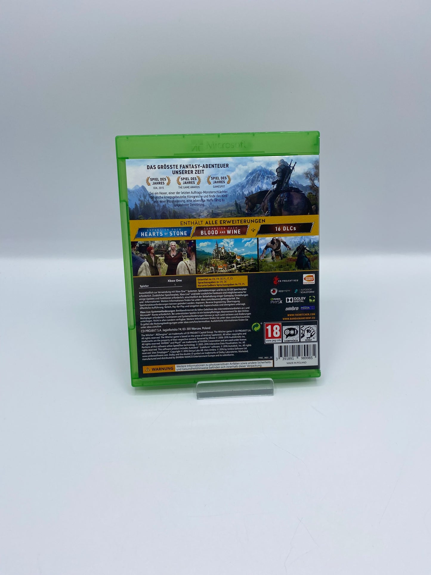 The Witcher 3 Wild Hunt Game of the year Edition