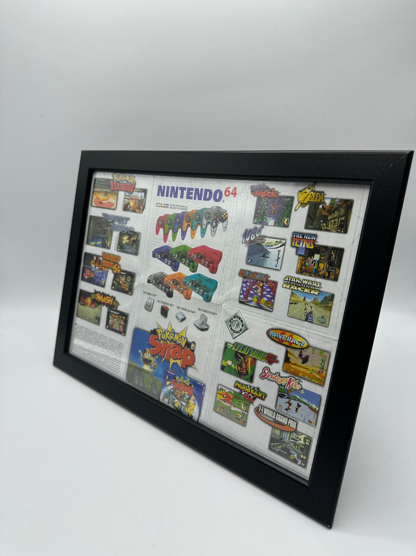 Nintendo 64 Original Werbematerial – Nintendo Promo Flyer