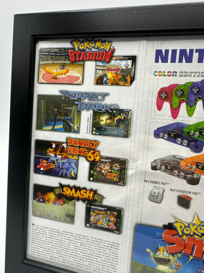 Nintendo 64 Original Werbematerial – Nintendo Promo Flyer