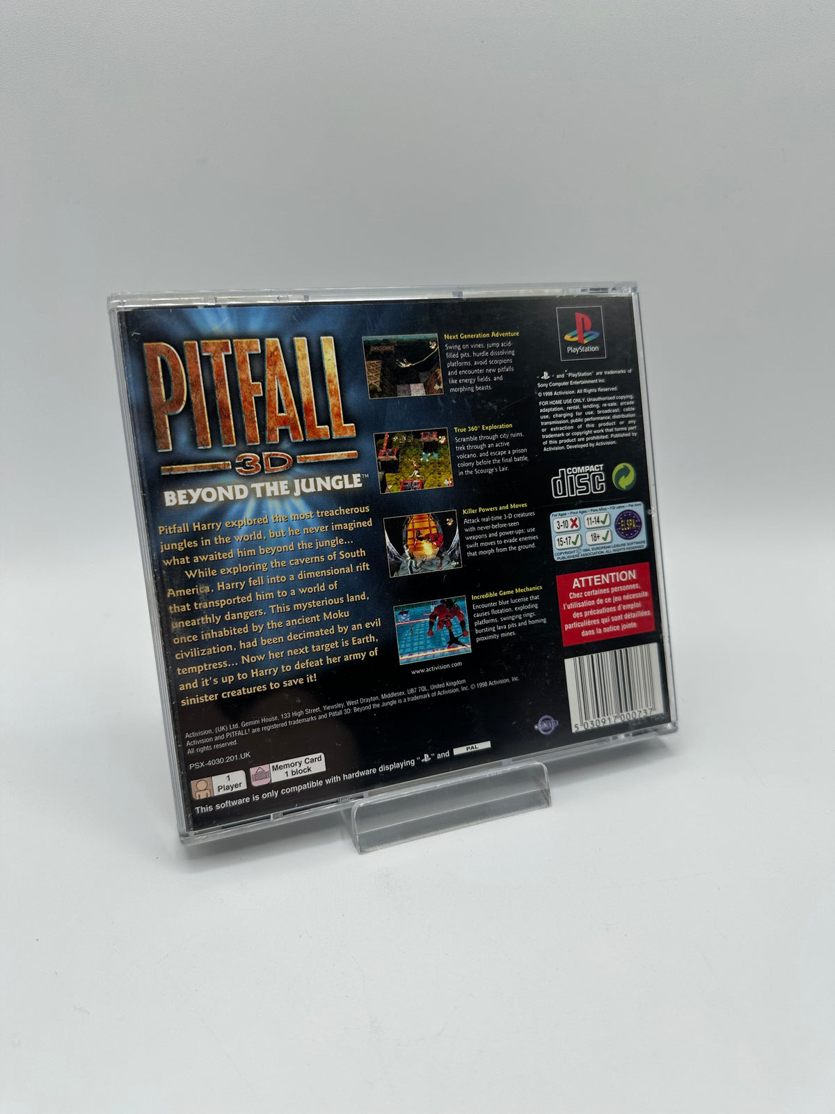 Pitfall 3D Beyond the Jungle