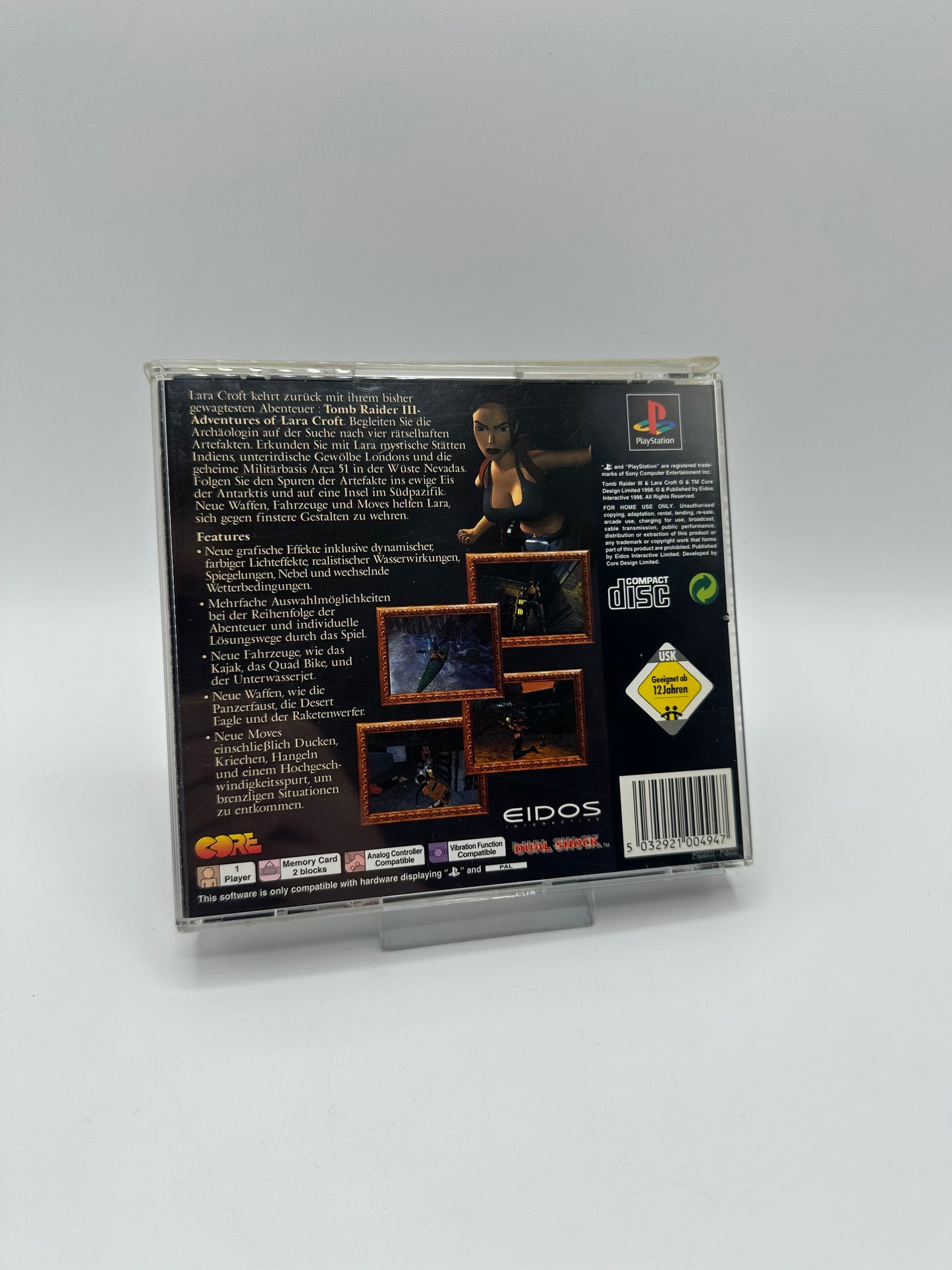 Tomb Raider III 3 Adventures of Lara Croft - Gebrauchsspuren