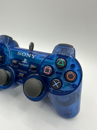 Sony Playstation 2 Controller - Blau Transparent - PS2 Controller