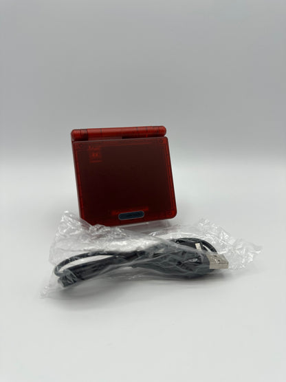 Gameboy Advance SP Rot Transparent