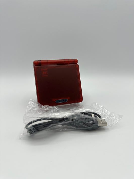 Gameboy Advance SP Rot Transparent