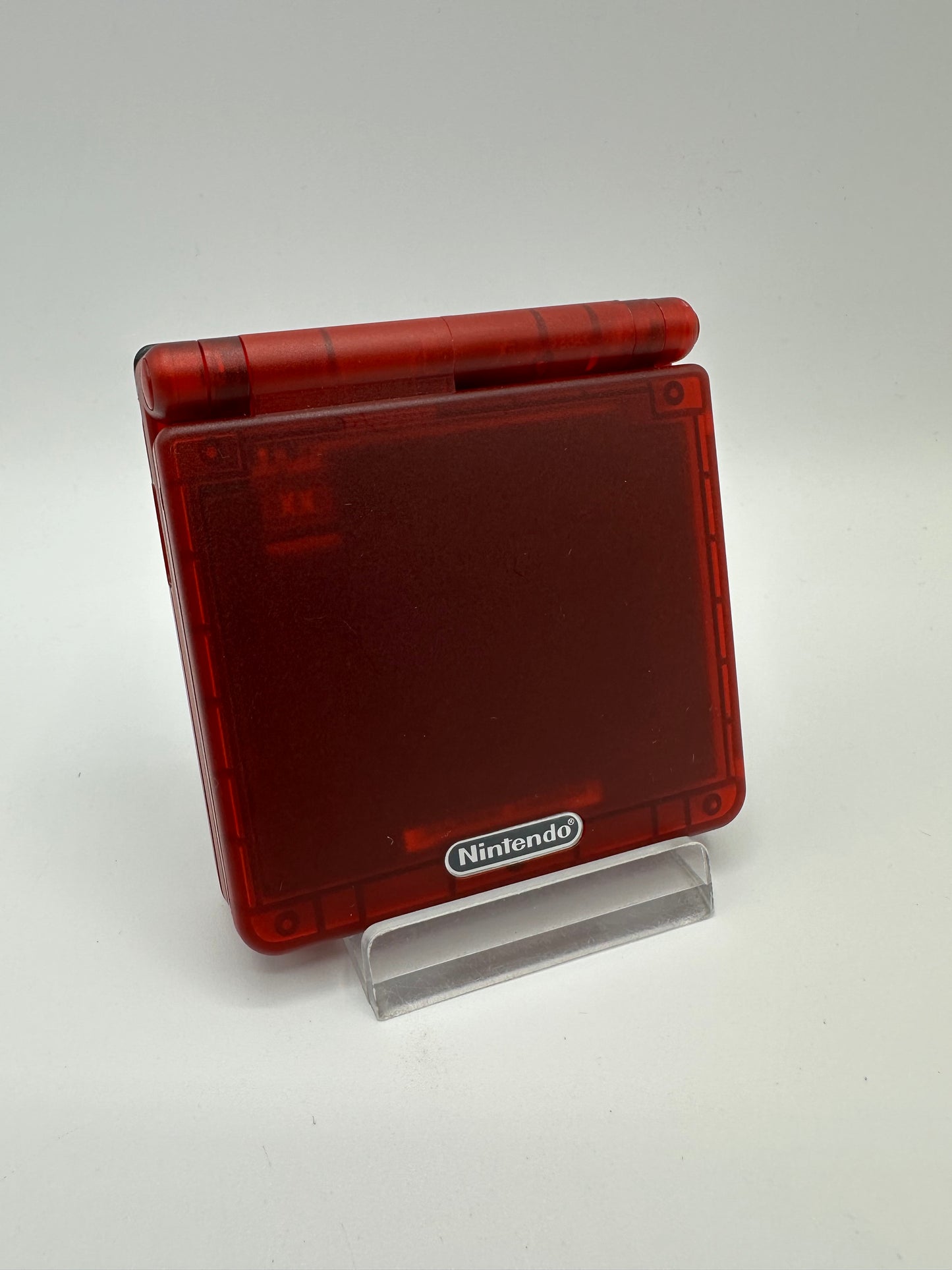 Gameboy Advance SP Rot Transparent
