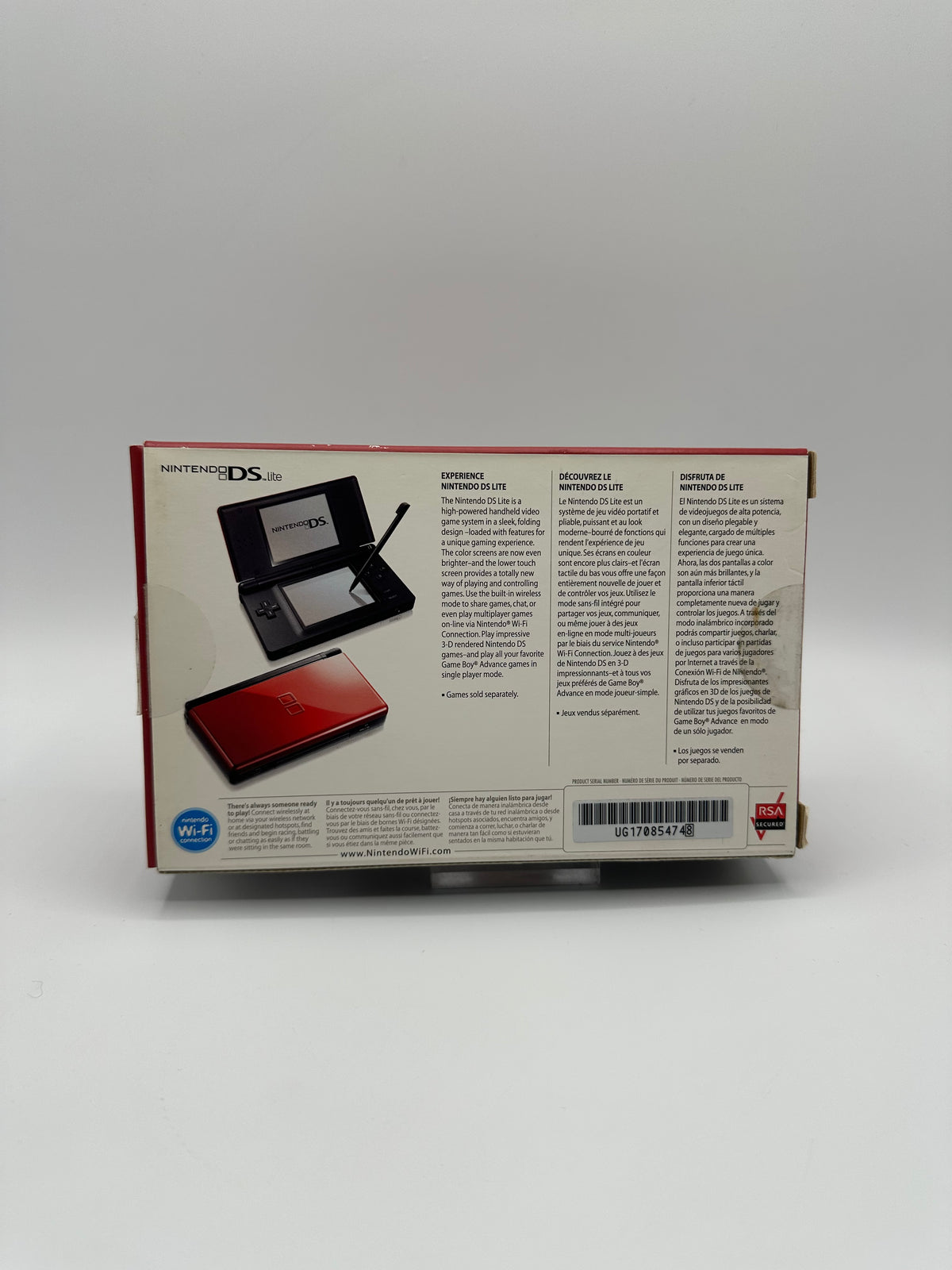 Nintendo DS lite - OVP - Rot / Schwarz