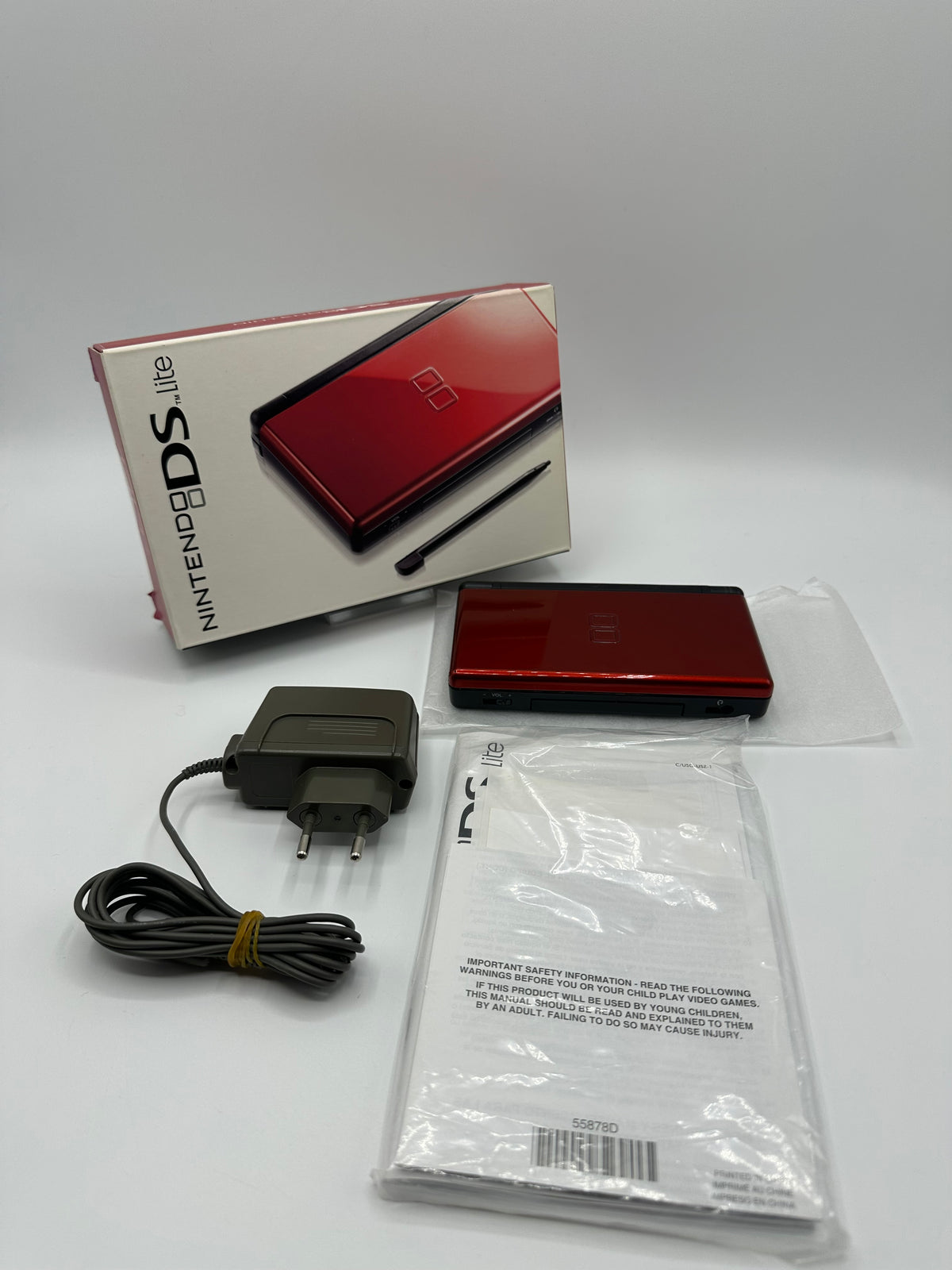 Nintendo DS lite - OVP - Rot / Schwarz