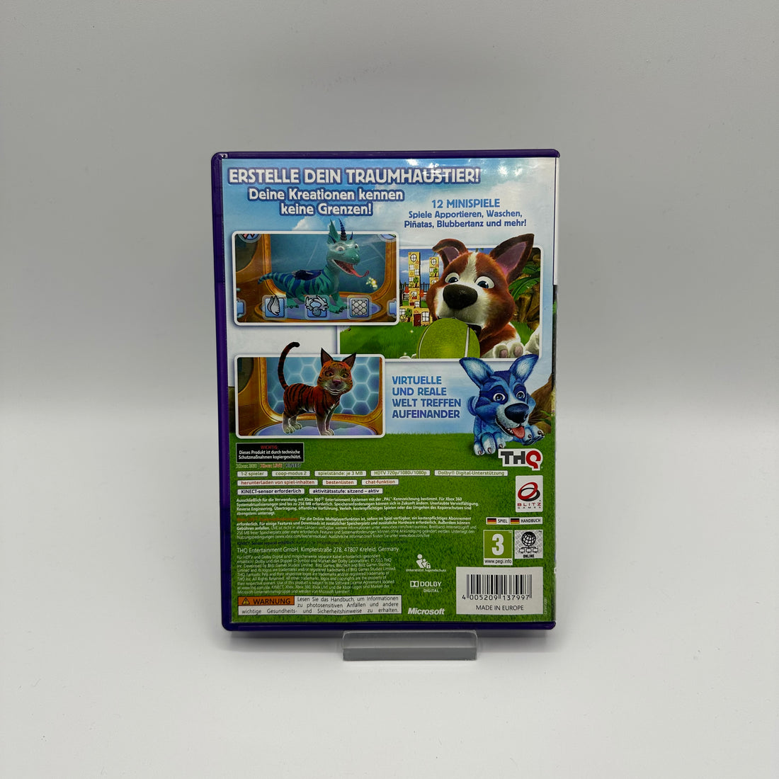 Fantastische Haustiere Kinect