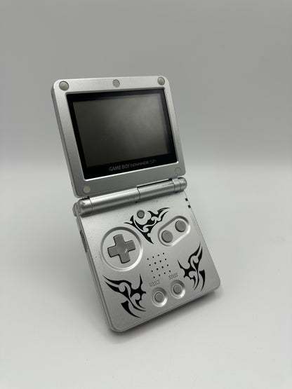 Gameboy Advance SP Silber Tribal Edition