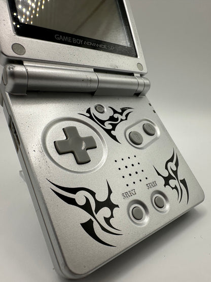 Gameboy Advance SP Silber Tribal Edition
