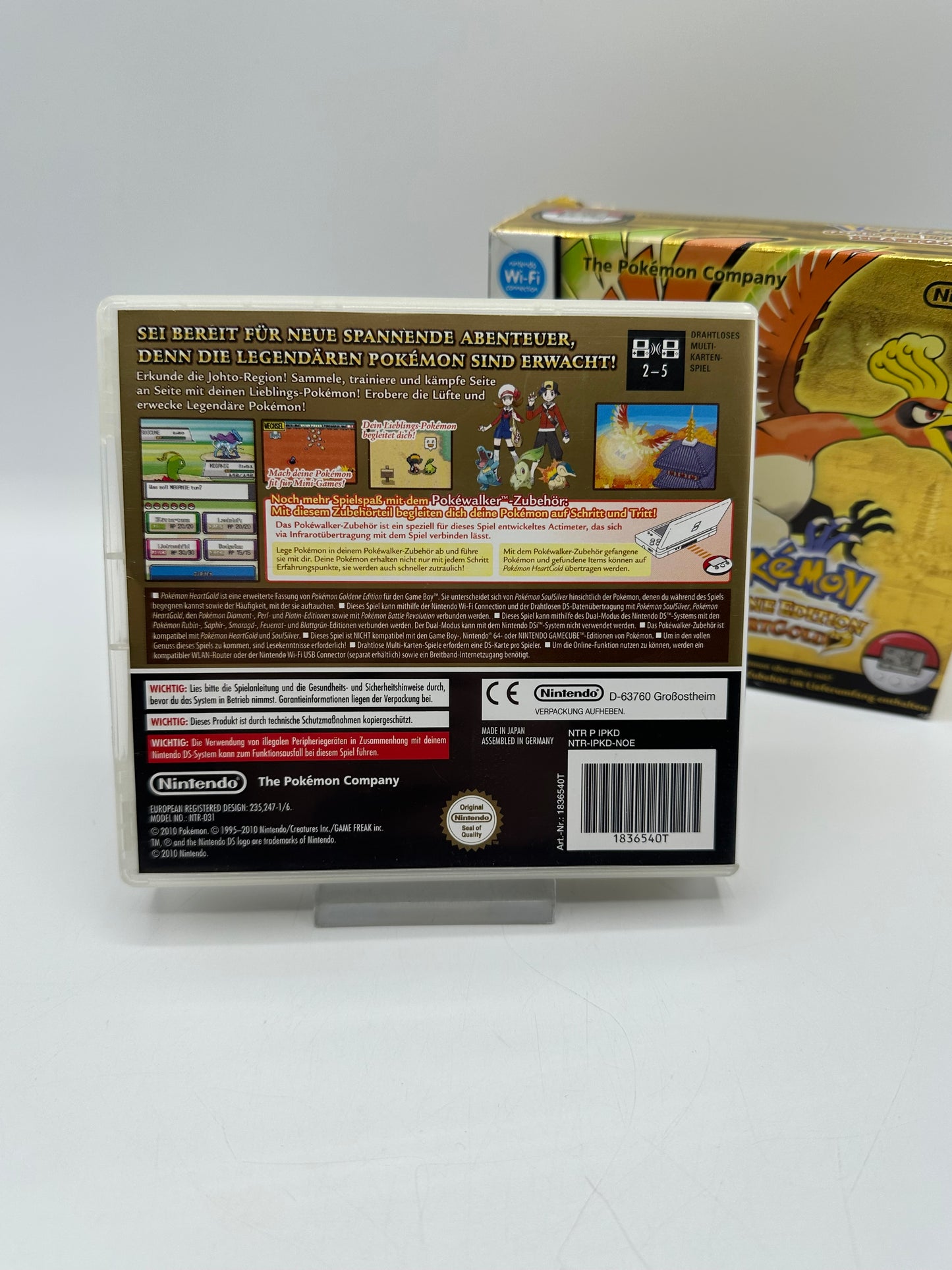 Nintendo DS Pokemon Goldene Edition HeartGold OVP