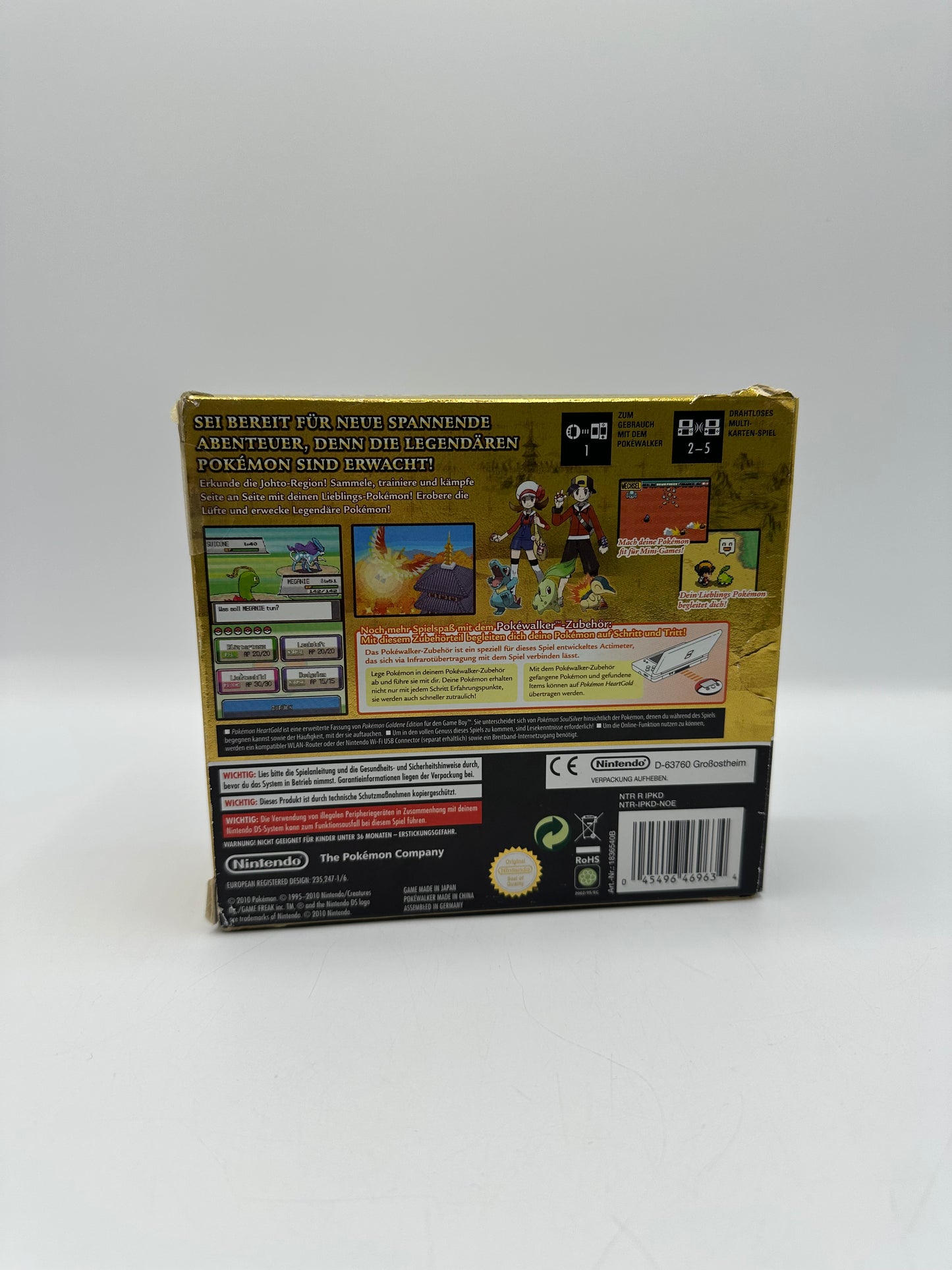 Nintendo DS Pokemon Goldene Edition HeartGold OVP