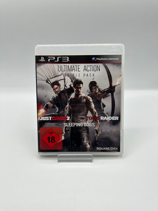 Ultimate Action  Triple Pack Just Cause 2 / Sleeping Dogs / Tomb Raider