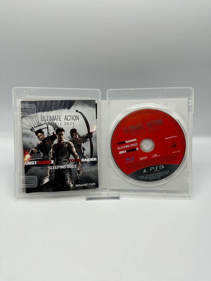 Ultimate Action  Triple Pack Just Cause 2 / Sleeping Dogs / Tomb Raider