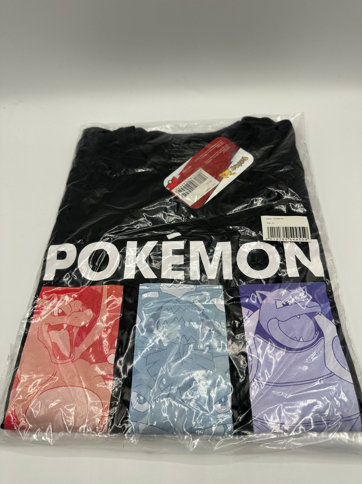 Pokemon Starter T-Shirt - Größe XL