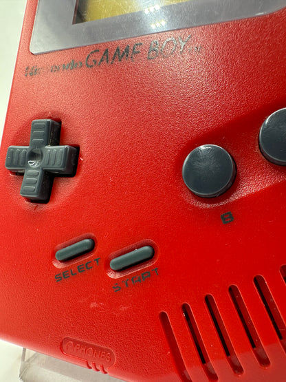 Nintendo Gameboy Special Edition Rot OVP - Gameboy Classic Rot mit Acrylcase