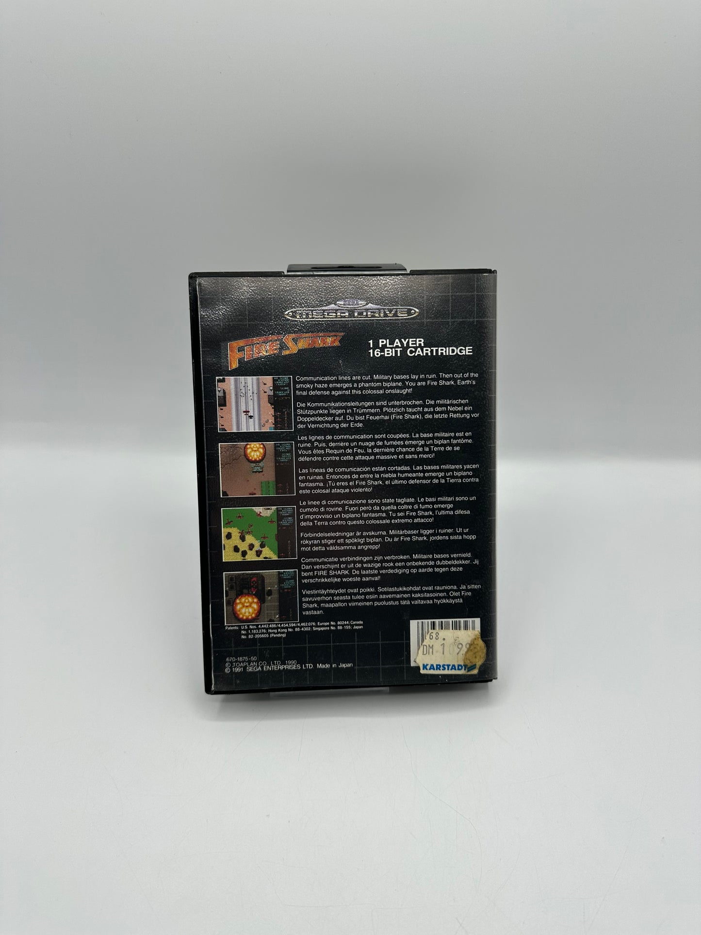 Fire Shark Sega Mega Drive