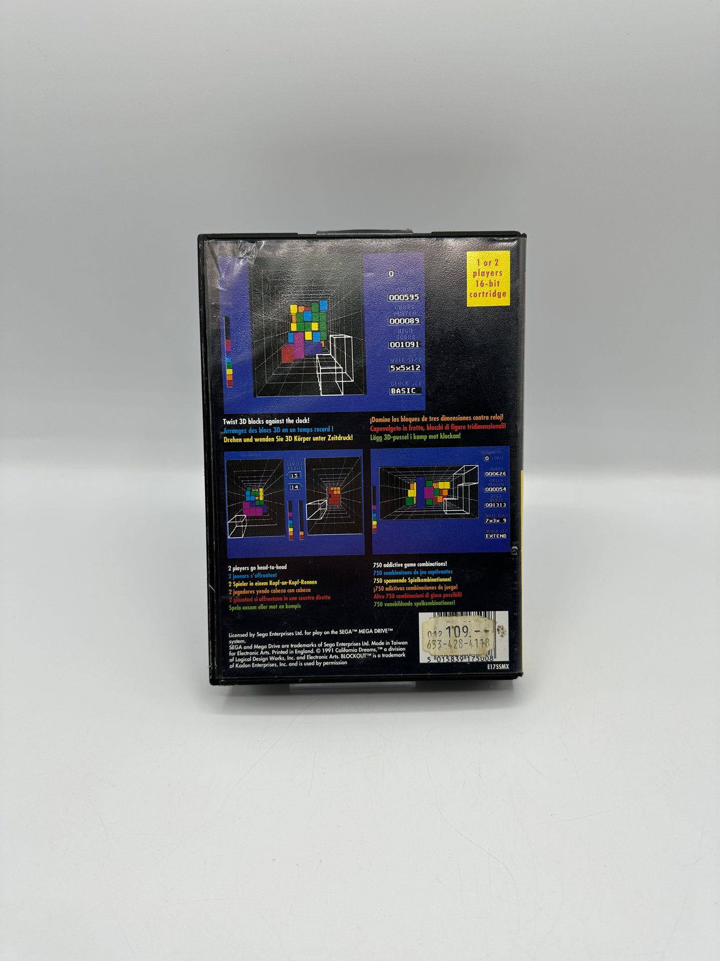 Blockout Sega Mega Drive